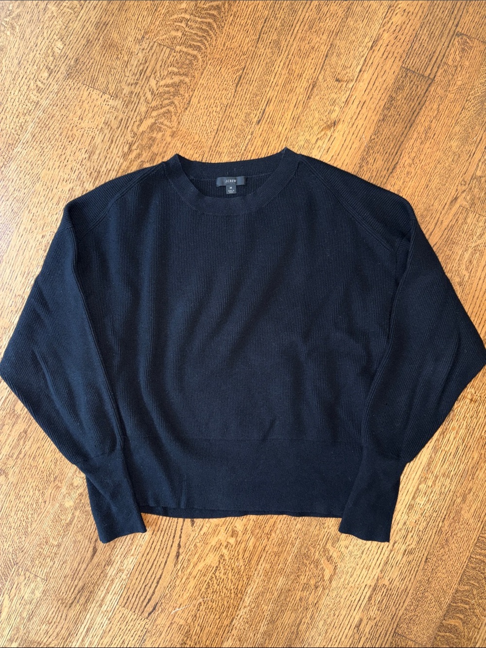 JCrew dolman sleeve sweater black